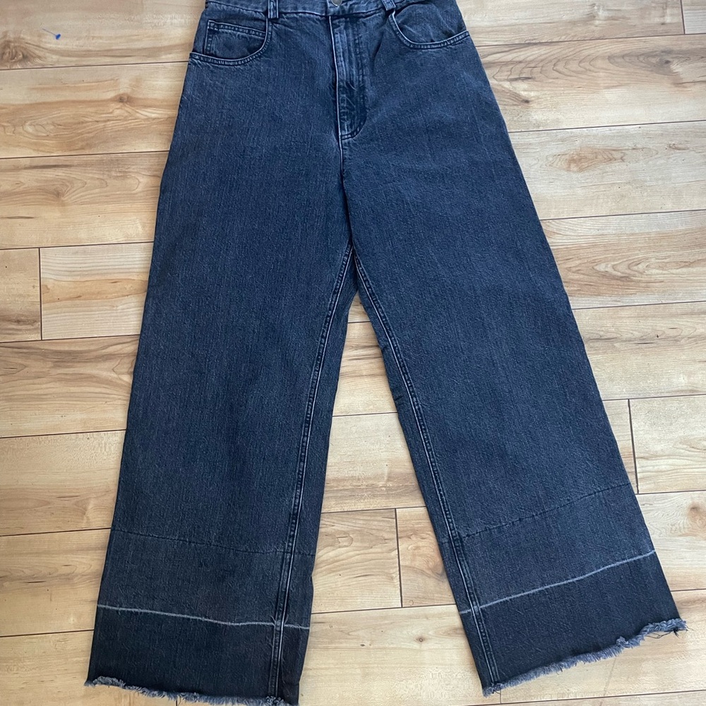 Rachel Comey Black Wide-Leg Jeans